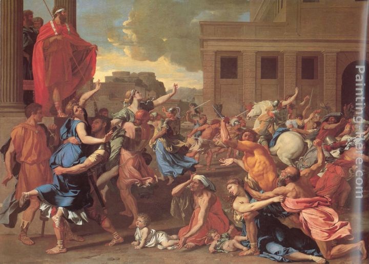 Nicolas Poussin The Rape of the Sabine Women